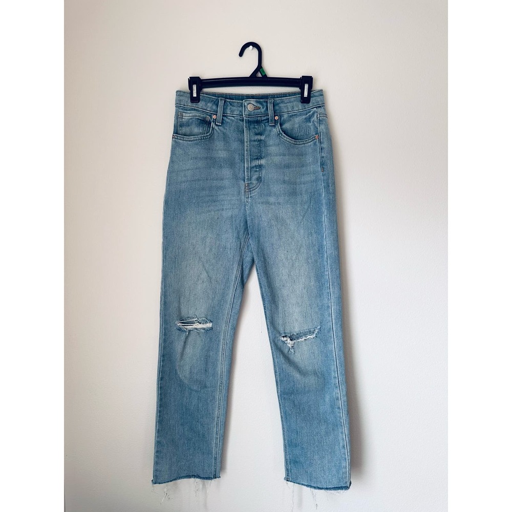Super High Rise Straight Leg Jeans